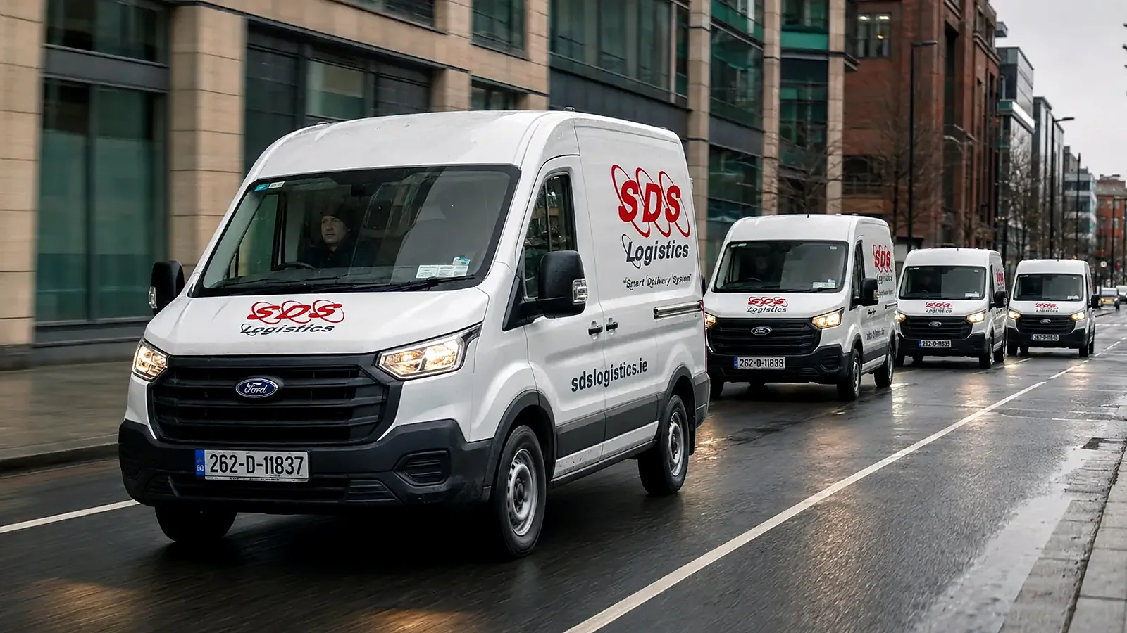 SDS Logistics vans ready for residential transport